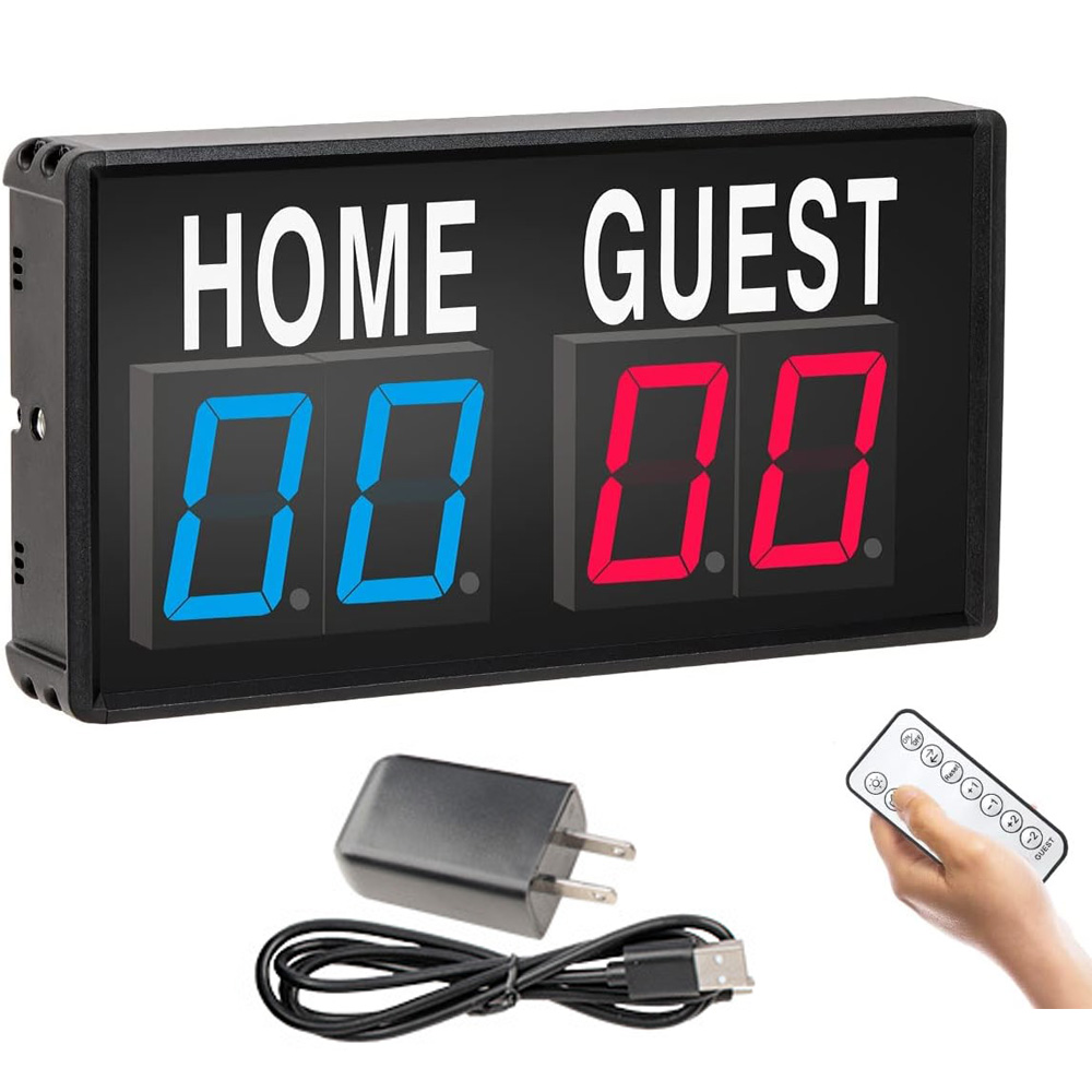 Scoreboard Digital - ป้ายบอกคะแนน LED แบบพกพา 4 หลัก ดิจิตอล
