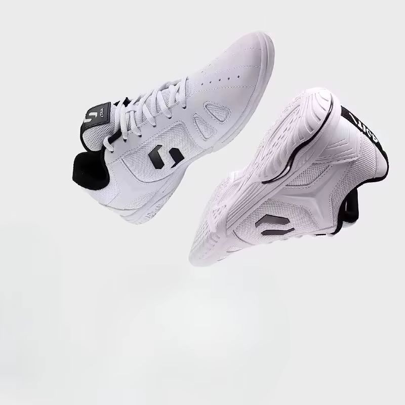Badminton Shoes Men - รองเท้าเทนนิสแบรนด์ดีไซเนอร์ รองเท้าตาข่ายระบายอากาศได้ดี รองเท้ากันลื่นสำหรับสนามในร่ม รองเท้าแบดมินตันน้ำหนักเบา สำหรับทุกเพศ