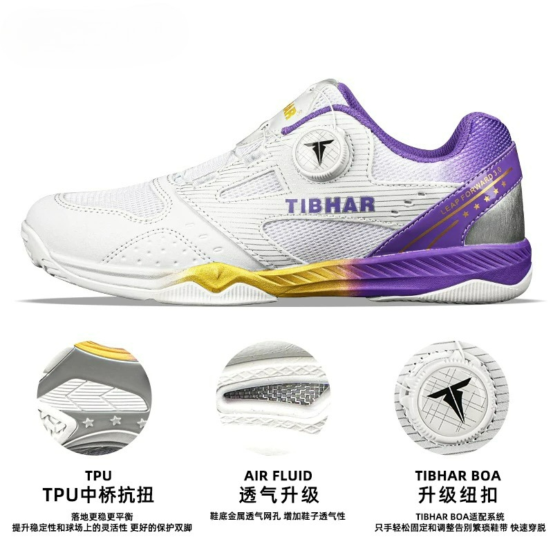 Badminton Shoes Men - รองเท้าเทเบิลเทนนิส รุ่นใหม่ 2026 สำหรับชายและหญิง รองเท้าแบดมินตันดีไซน์เนอร์ รองเท้าคู่รักกันลื่นสำหรับสนามในร่ม