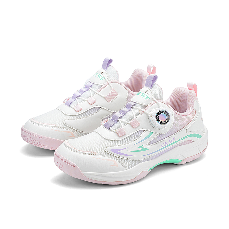 Badminton Shoes - รองเท้าแบดมินตันสำหรับเด็กชายและเด็กหญิง, ระดับประถมศึกษาและวัยรุ่น, รองเท้ากีฬาเทนนิสและเทเบิลเทนนิสแบบมืออาชีพ