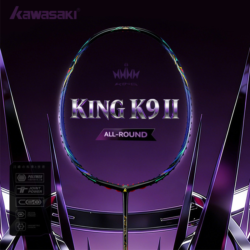 Kawasaki KING K9 4U ไม้แบดมินต - Badminton Racket Carbon บทวิจารณ์และราคา