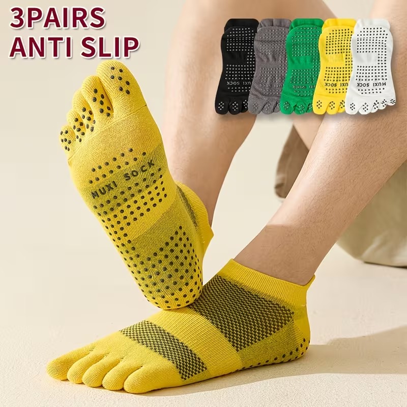 ถุงเท้าผู้ชายแบบ 3 คู่ ป้องกัน - Sports Grip บทวิจารณ์และราคา