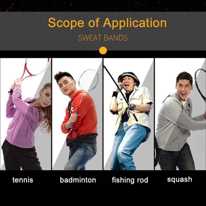 สายรัดกันลื่นแบบยึดติด ซึมซับเ - Badminton Net บทวิจารณ์และราคา