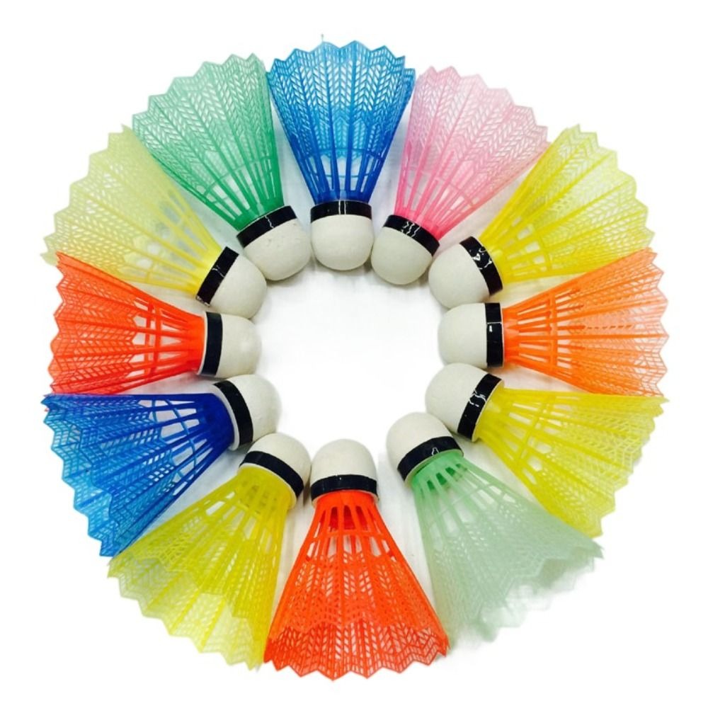 ลูกแบดมินตันกันลม6/12ชิ้นลูกโฟ - Feather Shuttlecock บทวิจารณ์และราคา