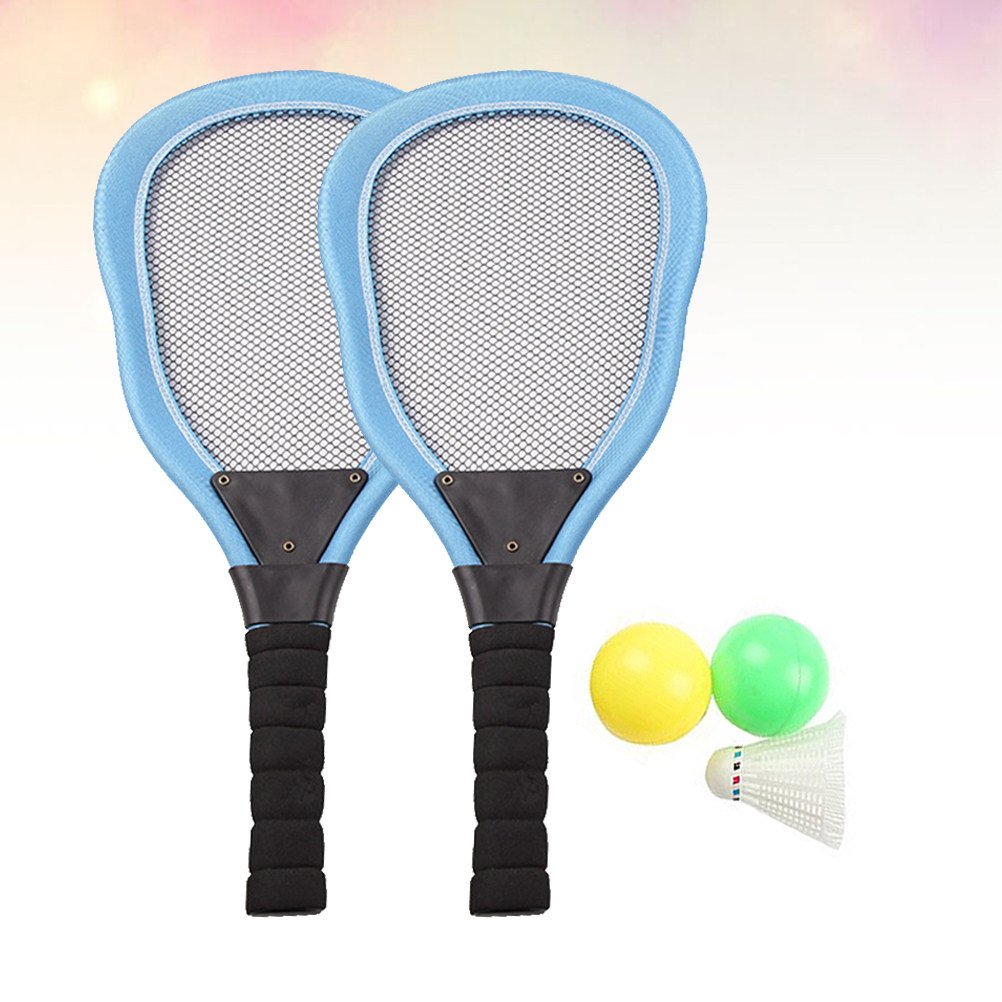 ชุดไม้แบดมินตันชายหาด 5 ชิ้น ส - Badminton Grip บทวิจารณ์และราคา